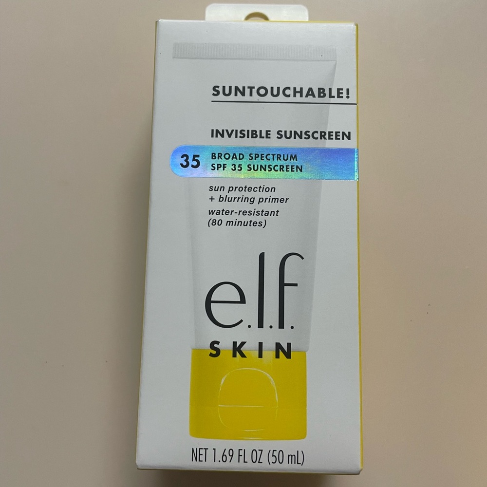 NEW e.l.f. Suntouchable Invisible Sunscreen SPF 35